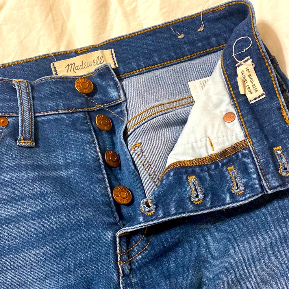 Madewell 23” 10” High-Rise Skinny Crop